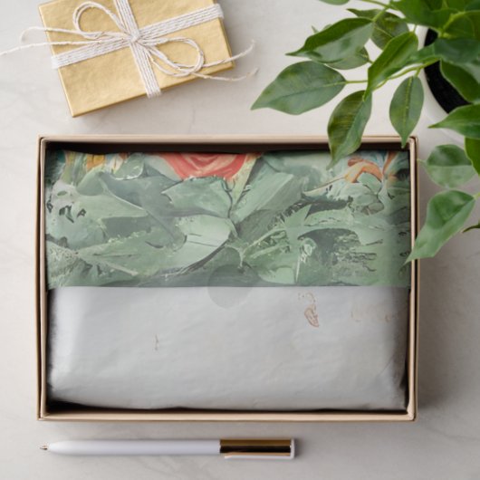 3 Giraffe Decoupage Papier Waterverf (Geschenk)