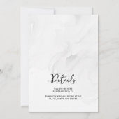 3 Glam Black Bridesmaid Dresses Watercolor Request (Achterkant)