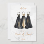 3 Glam Maid of Honor Dresses Watercolor Ask (Voorkant)