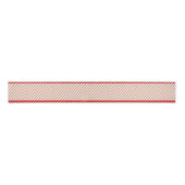 3" Gold and Red Candy Cane Pinstripe Xmas Pattern Grosgrain Lint (Voorkant)