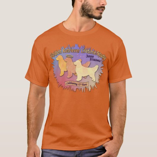 3 Golden Stars - oranje banner T-shirt (Voorkant)