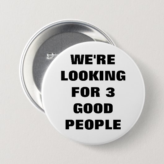 3 Good People Button (Voorkant /achterkant)