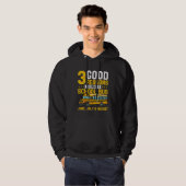 3 Good Reasons June July And August School Bus Dri Hoodie (Voorkant volledig)
