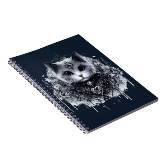#3 Gotische Kat Notitieboek (Rechterzijde)