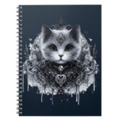 #3 Gotische Kat Notitieboek (Voorkant)