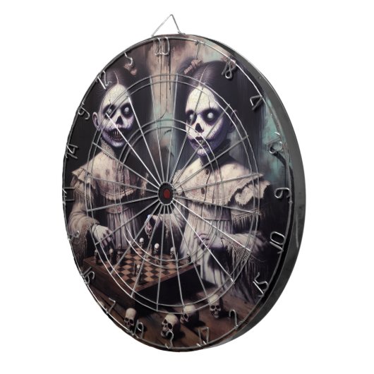 #3 Gotische pret Dartbord (Voorkant Rechts)