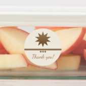 3 goudpenseellabels met paars labels (Aangebracht)