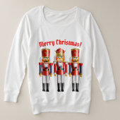 3 Grappig Kerst Notenkraker Speelgoed Hoodie (Design voorkant)