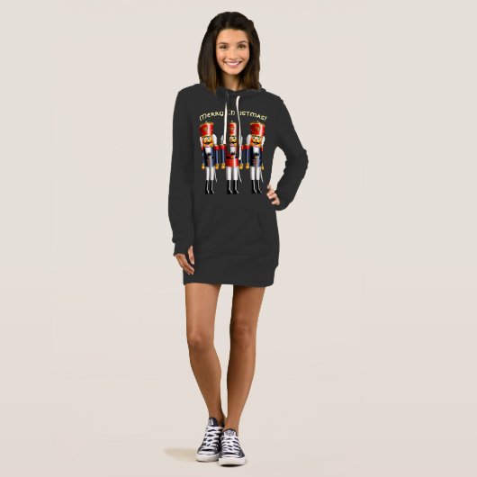 3 Grappige Notenkraker Speelgoed Soldiers Hoodie (Voorkant volledig)