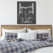 3 Gratiën Print Romeinse Kunstprint op Canvas (Insitu (Slaapkamer))