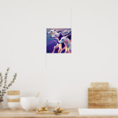 3 Greyhounds Zooming Poster (Keuken)