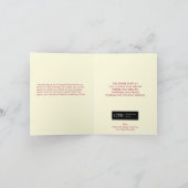 3 groene kerstbomen geometrische moderne vakantie feestdagen kaart (Binnen)