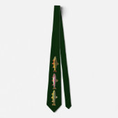 3 Grootse mooie forel vliegende vissers Stropdas (Voorkant)