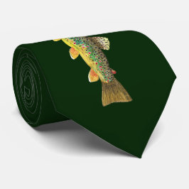 3 Grootse mooie forel vliegende vissers Stropdas