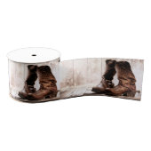 3" Grosgrain Lint laarzen land rustiek western w (Spoel)