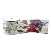 3" Grosgrain lint wit rozen goud geometrisch (Spoel)