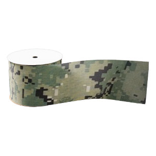 3" Grosgrain Ribbon Navy Type III Drie Digitaal Lint