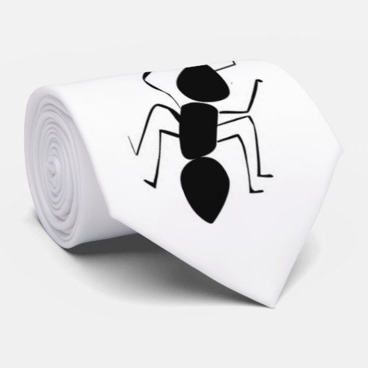 3 grote mieren stropdas (Opgerold)