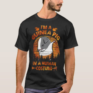 3 Halloween-kostuum voor mensen in cavia-kostuum T-shirt