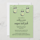 3 Hangende Mason Jars - Verlovingsfeest Kaart (Voorkant)