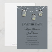 3 hangende metselwerkpotten - DATUM OPSLAAN Save The Date (Voorkant / Achterkant)