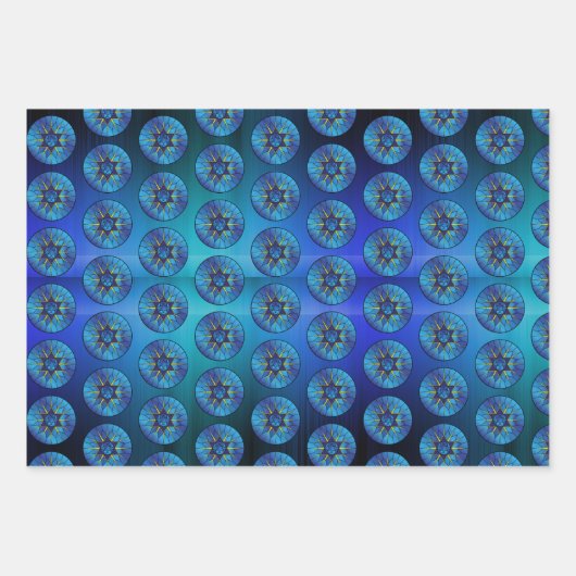 3  Happy Hanukkah Wrapping Paper Gift Wrap (Voorkant 3)