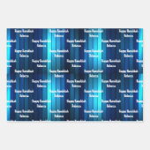 3 Happy Hanukkah Wrapping Paper Voeg de naam van h (Voorkant 2)