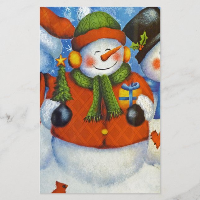 3 Happy Snowmen (Voorkant)