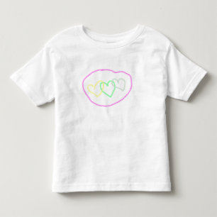 3-Hart Crayon-Shirt Kinder Shirts