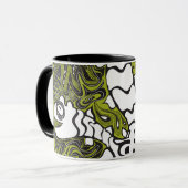 3 Headed Monster grote koffie-mok Mok (Voorkant links)