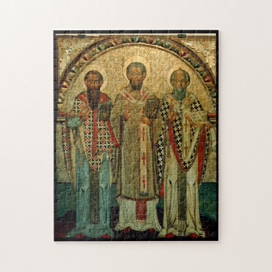 3 Heilige Hiërarch l Orthodox Icoon l Katholieke H Legpuzzel (Verticaal)