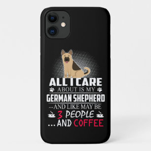 3 Het enige waar ik om geef is mijn Duitse herder Case-Mate iPhone Case