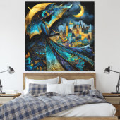 #3 Het is mijn leven Canvas Afdruk (Insitu (Slaapkamer))