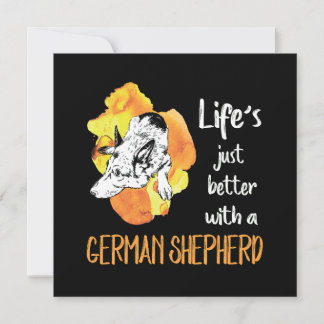 3 Het leven is gewoon beter met een Duitse herder Kaart