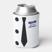 3 Hole Punch Jim Costume Easy Halloween T Shirt.pn Blikjeskoeler (Blikje Voorkant)