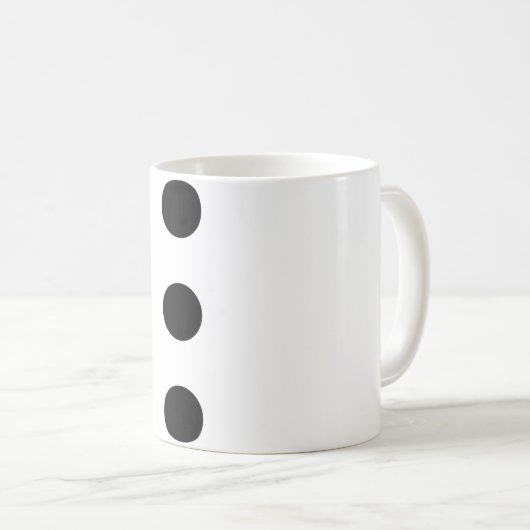 3-Hole Punch versie van Jim Koffiemok (Voorkant rechts)