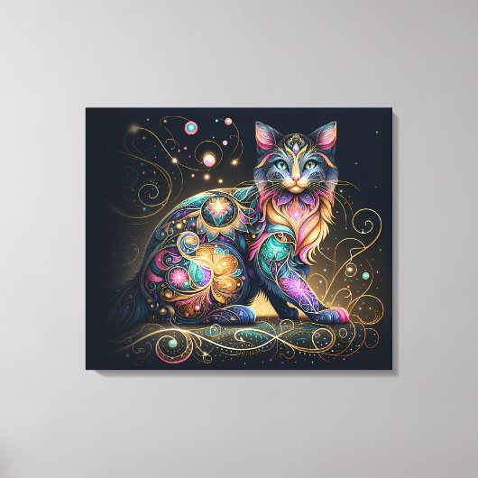 #3 Hond Abstract Canvas Afdruk (Voorkant)