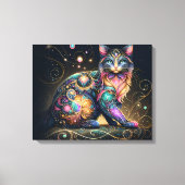 #3 Hond Abstract Canvas Afdruk (Voorkant)