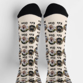 3 Honden 3 Namen Gepersonaliseerde Hond Foto op Iv Sokken (Top)