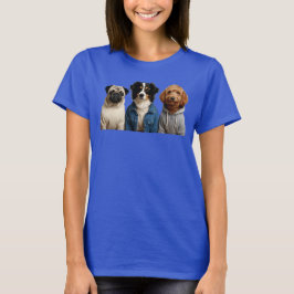 3 Honden Jassen T-shirt