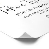 3 Huisdier bruiloft partij gunst moderne bruiloft Poster (Hoek)