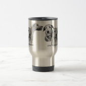 3 Ierse Wolfhound-koppen Reisbeker (Center)