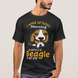 3 Ik word elke ochtend wakker met een Beagle naast T-shirt