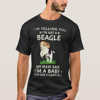 3 Ik zeg je, ik ben geen beagle T-shirt