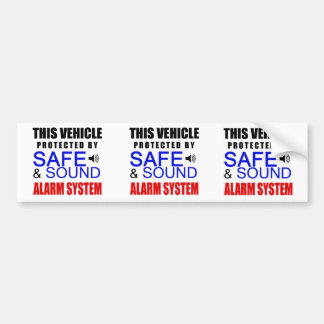 3 in 1 Fake Alarm System Sticker voor je auto!