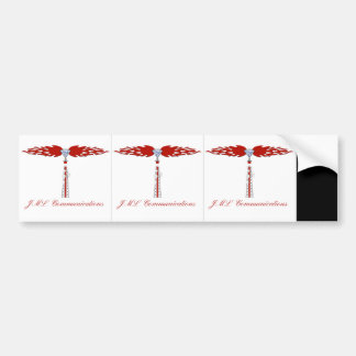 3-in-1 JML Communications Logo Vierkante Stickers