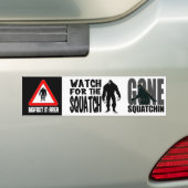 3-in-1 mini-Bumperstickers! Vierkant Bumpersticker (Op auto)