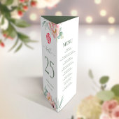 3 in 1 Table number, menu & photo thank you note