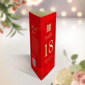 3 in 1 Tafelnummer, Menu & bedankkaart