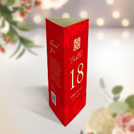 3 in 1 Tafelnummer, Menu & bedankkaart